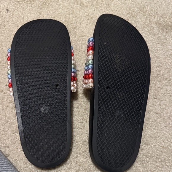 Jessica Simpson Multicolor Beaded Slides - Picture 3 of 4